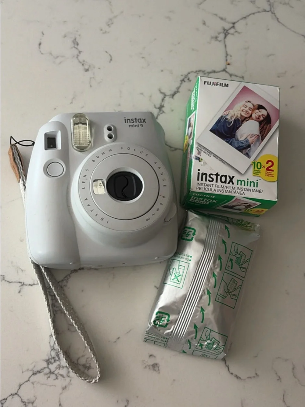 Fujifilm Instax Mini 9 Instant Camera - with Wrist Strap